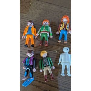 Vintage Playmobil‎ People Figures Lot of 6 1974